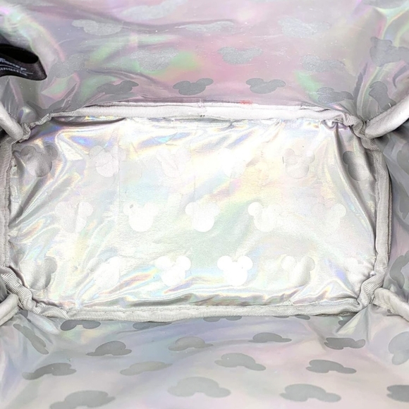 Loungefly X LASR Exclusive Disney Holographic Sequin Minnie Mini Backpack - Picture 4 of 5